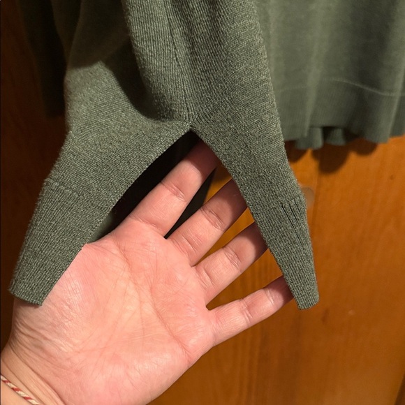 Time and Tru Forest Green Cardigan Sweater - Picture 5 of 5